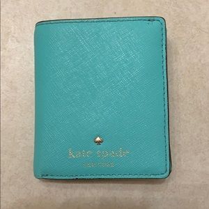Kate Spade teal mini wallet!